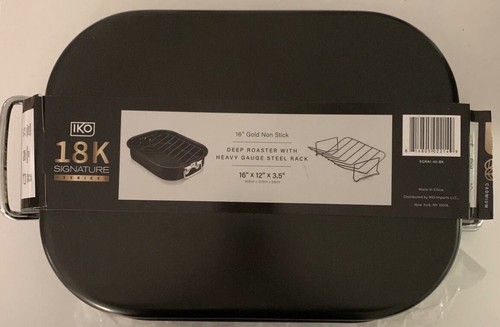 Iko 18k 16.5 Gold Non Stick Deep Roaster - Picture 2 of 4