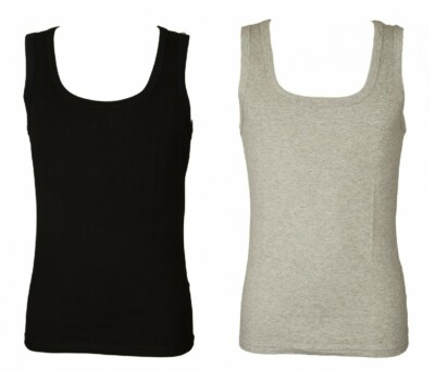 SG Herren Tanktop SPINNE SPORT breite Schulter Baumwolle Stretch Artikel 063262 EN