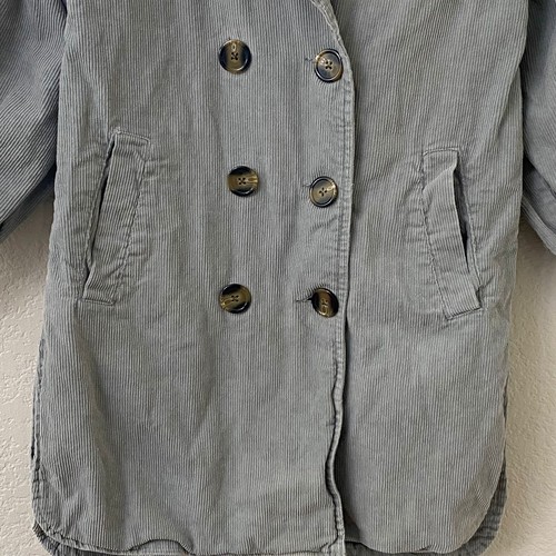 Chelsea & Violet Corduroy Jacket Girls Size Small Double Breasted Puff Sleeves - Picture 3 of 5