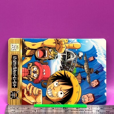 Luffy Sea ​​Monkey 215 One Piece King of Pirates Gummy Card 2004