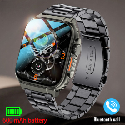 600mAh Smart Watch Men Bluetooth Call Local Music Sport Clock Waterproof New