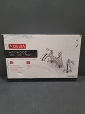 Delta Haywood Chrome 2-handle WaterSense Mid-arc Bathroom Faucet W/Drian NOB