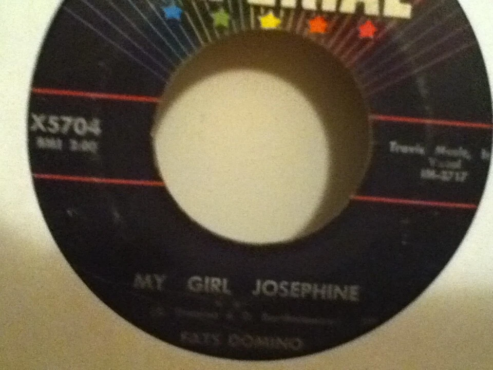FATS DOMINO 7" VINYL SINGLE ,MY GIRL JOSEPHINE / NATURAL BORN LOVER Foto 2 de 2