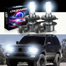 Luces Fuertes Para Auto Coche Luz Carro Bulbs Kit H4/9003 LED Blanco Hi/lo Beam