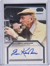 2012 Topps Star Wars Galactic Files Irvin Kershner Director Autograph