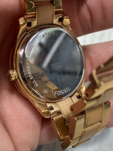 Fossil ES3721 Stella Damen-Quarzuhr Edelstahl Analog Zifferblatt benötigt Batterie - Bild 4 von 5