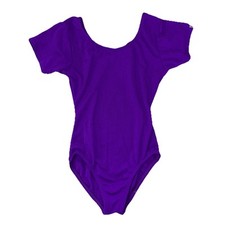 Jacques Moret Ultra Girls Short Sleeve Leotard Size S / Girls Leotard Size S