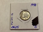 1948 Roosevelt 90% Silver Dime in Uncirculated Condition 072725 46e