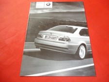 BMW Serie 3 E46 Coupè 318Ci 320Ci 325Ci 330Ci 320Cd 330Cd Listino Prezzi del 9/2004