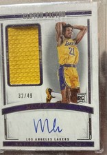 2023-24 Panini National Treasures - Clutch Factor Signatures Maxwell Lewis 