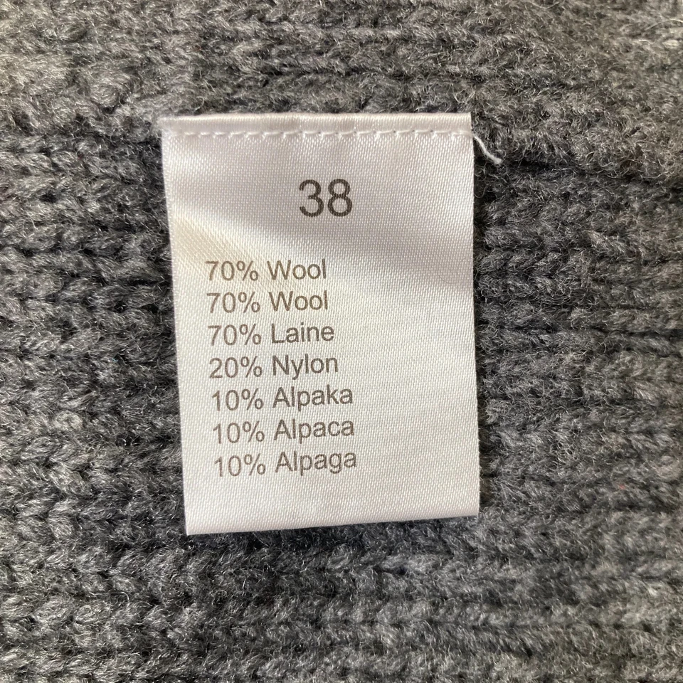 Frog Box, Kleid, Größe: 38, Grau, Wolle/Nylon/Alpakawolle, Fischgräte #ilZ - Bild 4 von 4