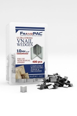 FramePac V Nails for Picture Frames Hardwood 10mm (3/8 Inch) 3/8 inch [10mm] 