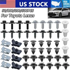 Car Splash Shield Guard Bumper Hardware Kit Body Bolt Clips for Toyota Lexus USA