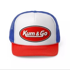 Kum Go Mens Trucker Hat - Mesh Snapback Kum and Go Cap