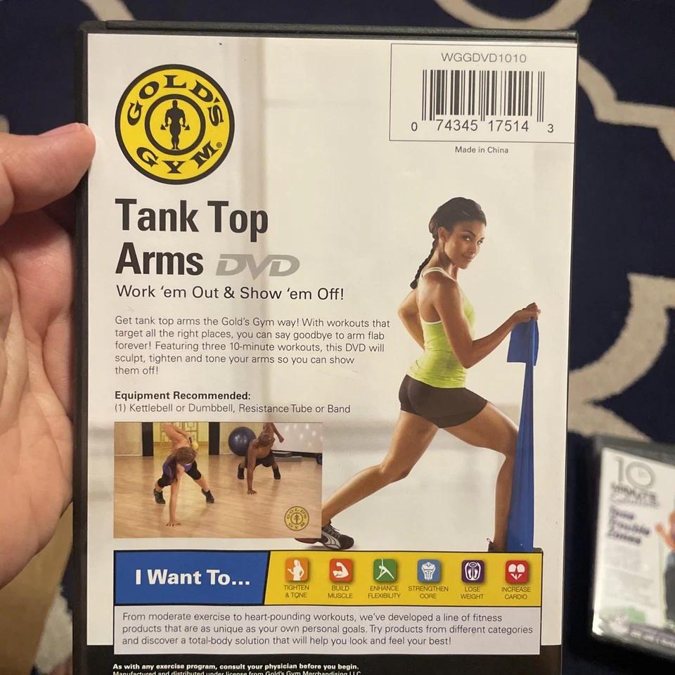 Golds Gym Tank Top Arms - GOOD 3 Complete Workouts Toned Arms Foto 2 de 4