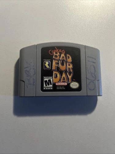 Conker's Bad Fur Day Nintendo N64 Authentic Clean Tested See Read