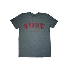 San Diego State University SDSU Aztecs NCAA Dark Grey T-Shirt Size Medium