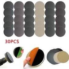 30x Nass und Trocken Schleifscheiben 125mm 5" Klettverschluss Schleifpapier Set