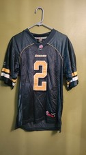 Edmonton Eskimos CFL Football Reebok Jersey Size S mens Fred STAMPS #2 Logo