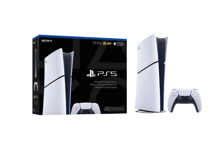 PlayStation 5 Digital Edition – 825GB PS5 Digital Edition Console (Slim) - New