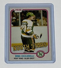 1981-82 OPC MINNESOTA NORTH STARS DINO CICCARELLI ROOKIE CARD RC #161. rookie card picture