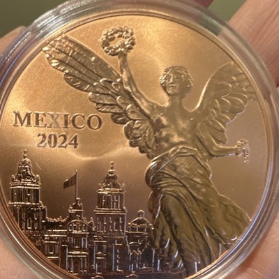 2024 Mexico 5 oz .999 Fine Copper Libertad | eBay