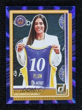2025 Panini Donruss WNBA Blue Laser 33/49 Kelsey Plum #12 9su