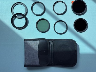Bundle of 6 K&F CONCEPT 58 mm filters; Diffusion Variable ND 2 in 1 CPL nano-x