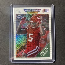 2021 Leaf Pro Set Metal White Mojo /2 Marquez Stevenson #60