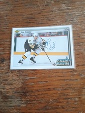 1992-93 Upper Deck Joe Juneau . Boston Bruins #399 Rookie Card RC. rookie card picture