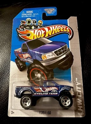 🏁 Hot Wheels 2013 Blue FORD F-150 HW City-HW City Works 🏁 - Image 1 of 2