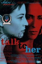 PEDRO ALMODOVAR SIGNED TALK TO HER DIRECTOR 11X17 PHOTO BECKETT BAS COA