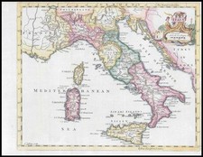 1764 - ITALY Sicily Sardinia Naples Tuscany Venice Milan Thomas Jefferys (KWM8)