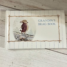 1993 CR Gibson Beatrix Potter GRANDPA'S Brag Book Photo Album Holds 20 photos