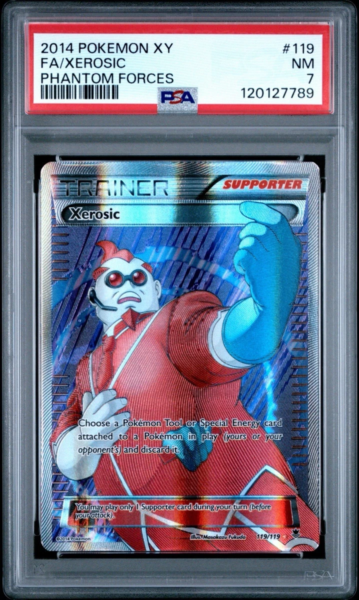 xerosic pokemon card price 119/119 Holo Ultra Rare XY Phantom Forces Near Mint Placeholder Image Provided Pokemon TCG Xerosic (110/119) -