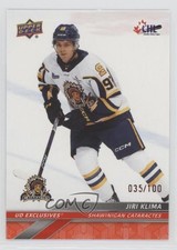 2024-25 Upper Deck CHL Exclusives 35/100 Jiri Klima #135 0ip6