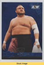 2022 Skybox Metal Universe AEW All Elite Wrestling Samoa Joe #123 READ 6kv