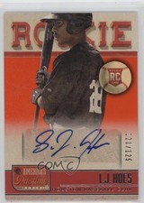 2013 Panini America's Pastime Rookie Auto 121/125 LJ Hoes #268 Auto 0x1
