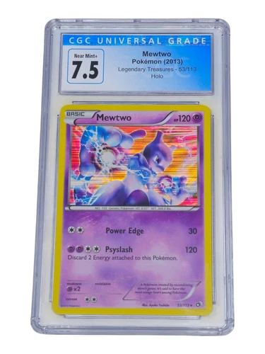 Mewtwo 53/113 Legendary Treasures Holo CGC 7.5 Near Mint+ 7250
