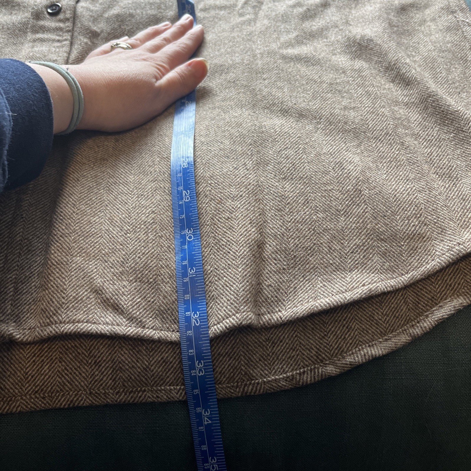 Pendleton virgin wool Men’s Button Down Shirt Bro… - image 7