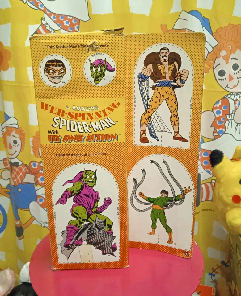 spider man fly away web spinning mego uomo ragno spara ragnatele 12inch - Imagen 2 de 4