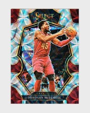2022 Panini Select - Donovan Mitchell Silver Scope Prizm #131