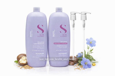 Alfaparf Semi Di Lino Smoothing Shampoo und Conditioner 1000ml