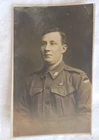 Australian WW1 Digger photo/postcard. Military Medal winner. 3rd Division. MM.