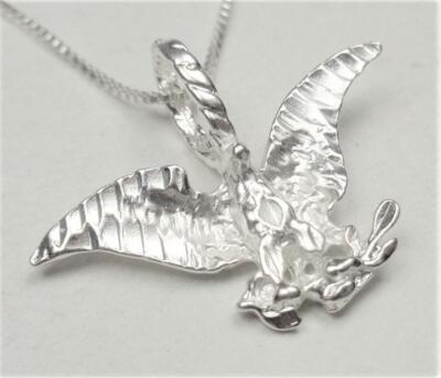 STERLINGSILBER ADLER AMERIKANISCHE FREIHEIT FREIHEIT VOGEL TIER ANHÄNGER HALSKETTE