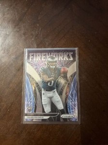 2021 Panini Prizm Devonta Smith DeVonta Smith Fireworks RC #F-12 Eagles Rookie