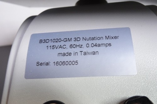 BioExpress Gene Mate Platte B3D1020-GM 3D Nutation Mixer - Bild 6 von 6