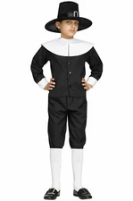 American Pilgrim Colonial Boy Child Costume