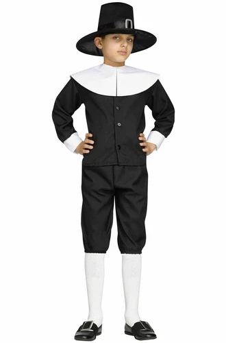 American Pilgrim Colonial Boy Child Costume