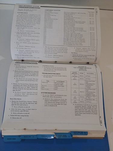 Carpeta de información de reparación de servicio de taller GM ST-387-86 1986 C4 Chevrolet Corvette - Imagen 2 de 9